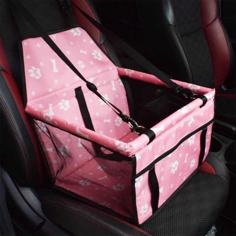 Dog Front Car Seat Cover Pet Booster Seat Travel Carrier Cage