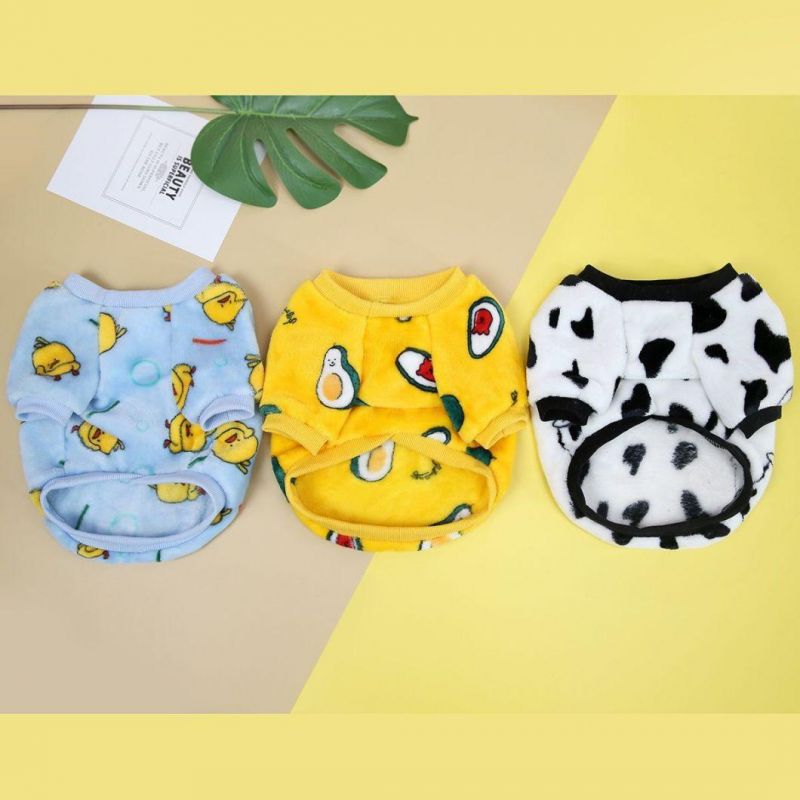 Wholesale Price Cute Warm Winter Suit for French Bulldog Cotton Fleece Pet Clothes//