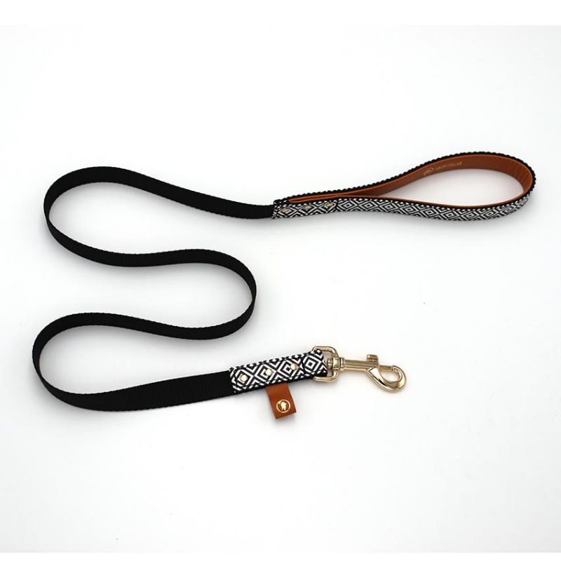 Personalized 100% Genuine Leather Beaded Dog Collar with Extra Soft Padding Premium Quality Wholesale Manufacturer