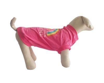 Customized Comfortable Breathable Printing Cotton Dog Accessories Apparel Pet Clothes