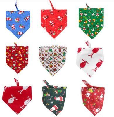 Dog Bandana Christmas Pet Triangle Head Scarf Accessories Bibs for Dog Cat