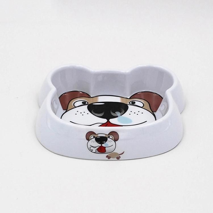 Pet Bowl Modelling Bowl Dog Food Set Cartoon Dog Bowl Cute Cat Dog Feeding Bowl