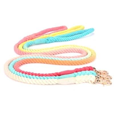 Wholesale High Quality Comfortable Smooth Texture Seven Colors Dog Lead Pet Leashes