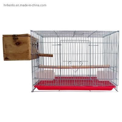 Folding Iron Material Pet Parrots Birds Breeding Cages Houses with Breeding Window