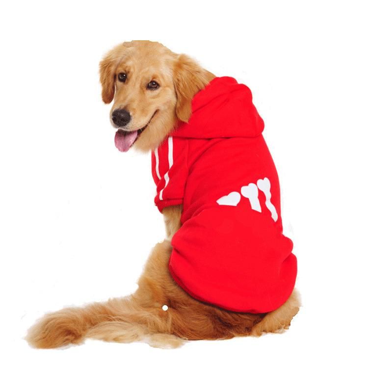 New Autumn Winter Pet Clothes Golden Retriever Hoodie Large Medium Sized Dog Clothes