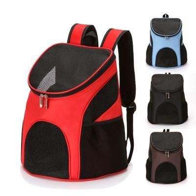 Pet Supplies Travel Pet Bag Backpack Portable Breathable Outdoor Chest Cat Dog Bag Soft Dog Pet Carrier Bag for Car Pet Bag