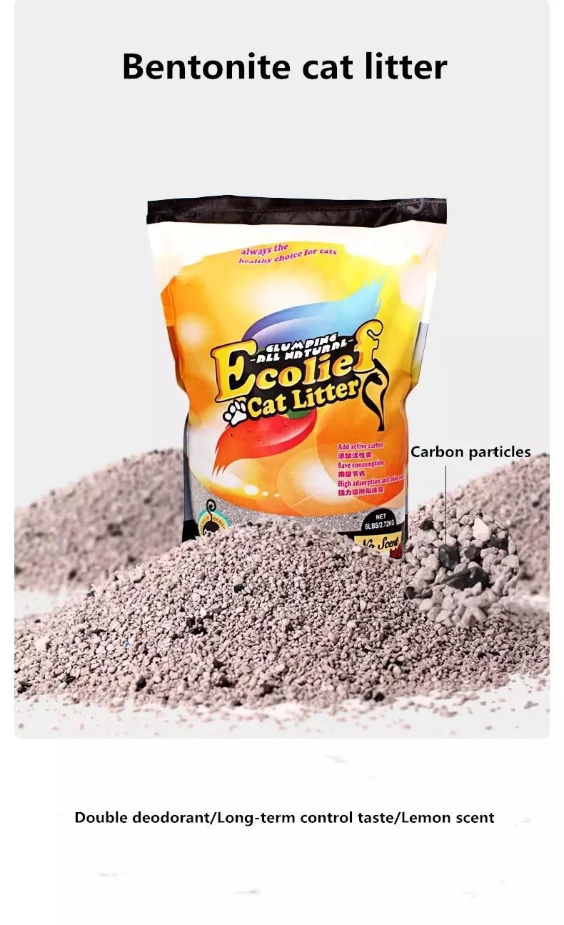 Factory Wholesale Dust Free Clumping Bentonite Cat Litter and Silicone Cat Litter