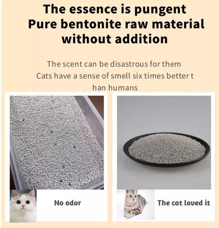 Factory Specially Provides 10kg and 20kg 40kg Deodorized Low Dust Bentonite Cat Litter