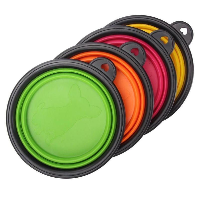 1000ml Dog Bowl Foldable Expandable Cup Dish for Feeding