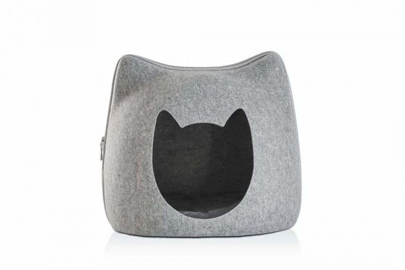 Cat House Pink/Grey Felt Pet Cote Nest with The Latest Design