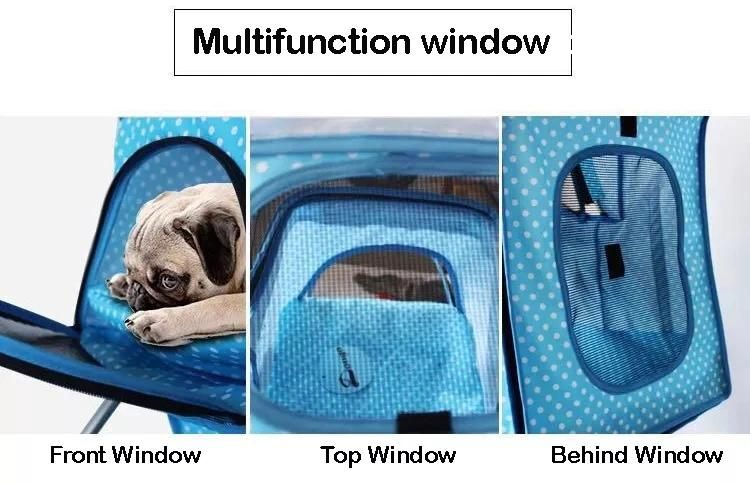 Wholesale 3 Wheels Pet Stroller Puppy Dog Carrier Detachable Pet Stroller for Dogs