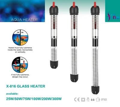 Aquarium Heater Glass Auto Thermostat 100W Underwater for 100L Tank