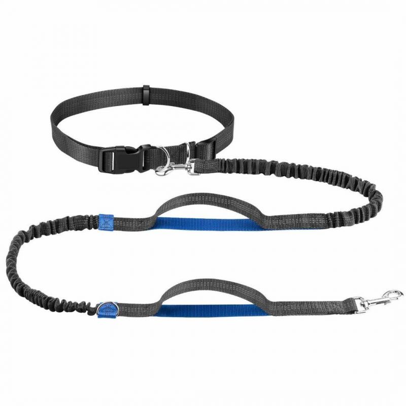 Dog Leash, 4/6 Foot Long Hands Free Leashes Dual Handle Control Leash Dog Adjustable Waist Belt Reflective Pet Leash Running, Walking, Jogging