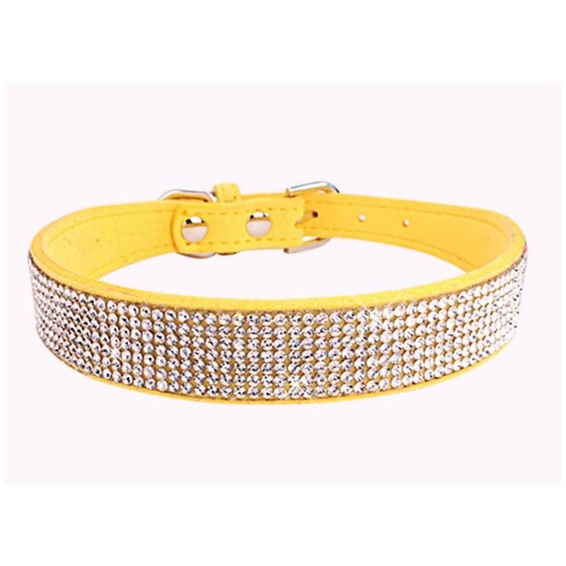 Rhinestone Dog Collar Dazzling Sparkling Crystal Pet Collar