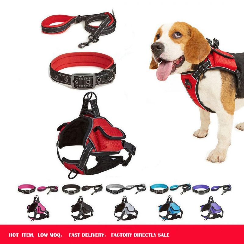 Service Dog Harness with Saddle Bag Backpack Carrier Traveling Carrying Bag