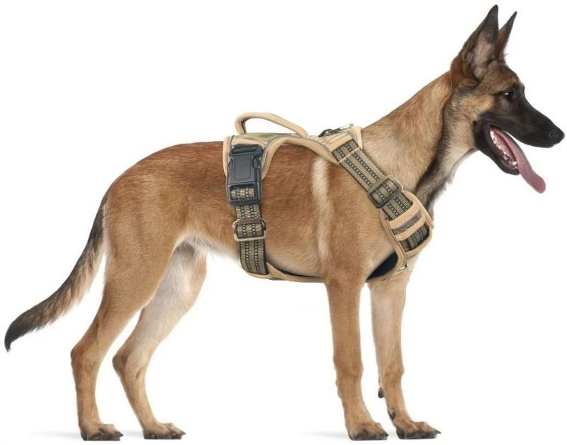 No-Pull Dog Harness, Easy Control for Medium Large Dogs, Pet Vest with Vertical Handle Adjustable Reflective Straps