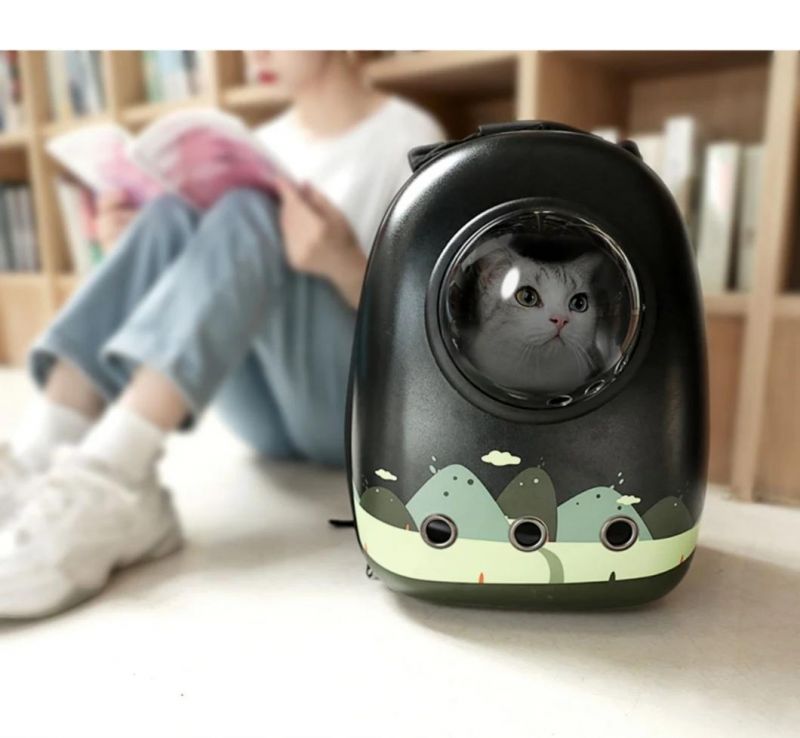 Pet Shop Outdoor Cat Bag Portable Cat Backpack Cat Space Capsule Pet Cat School Bag Shoulder Cat Bag Cat Supplies Bags