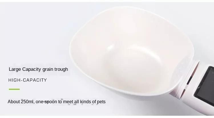 New Pet Electronic Grain Spoon Dog Food Cat Food Intelligent Weighing Measuring Shovel