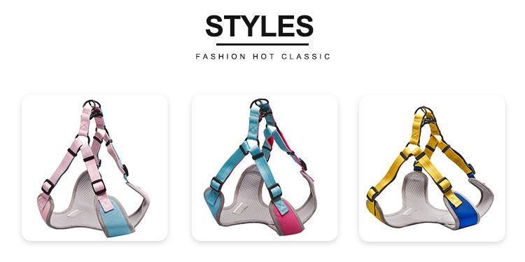 OEM Custom Reversible Adjustable Walking Cotton Soft Backpack Dog Pet Chest Harness