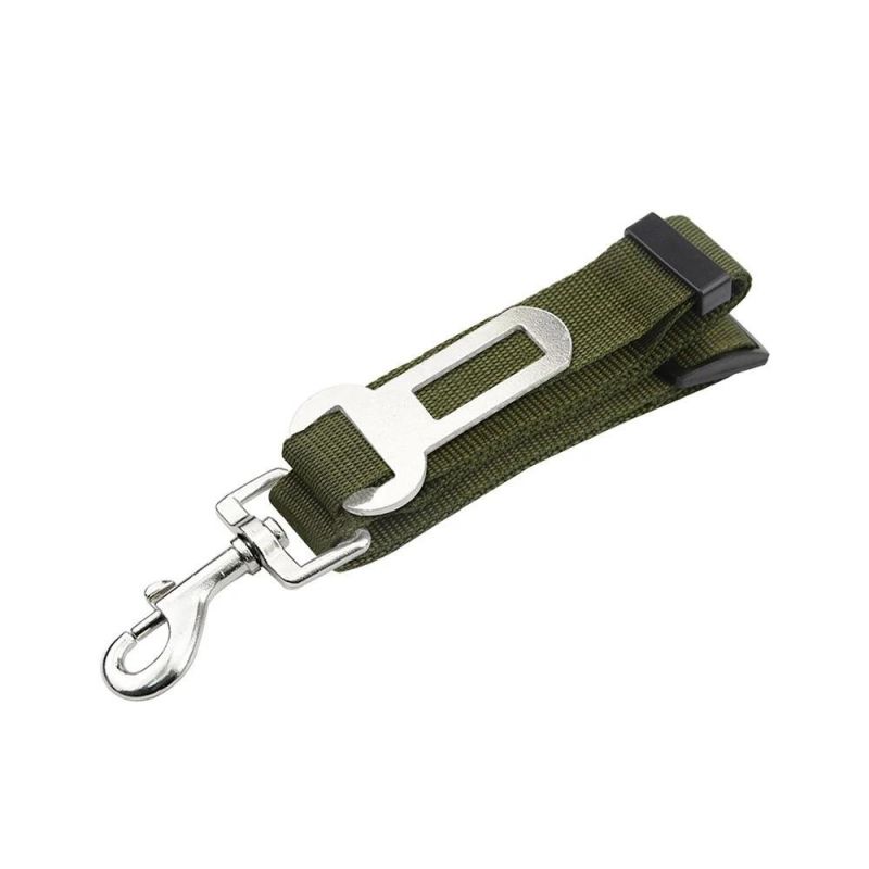 Heavy Duty Custom OEM Colorful Nylon Pet Safety Leads Car Seat Belt for Traveling Outdoor Dog Easy Control