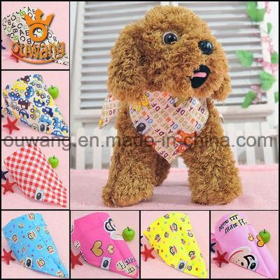 Wholesale Customized Logo Printed Triangle Dog Bandana