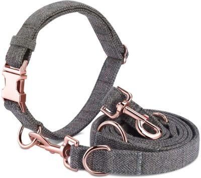 Adjustable to 3 Different Lengths with Strong Soft Wool Dog Lead