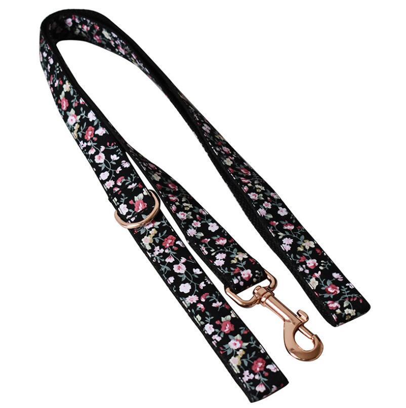 Fashion Print Garden Pattern Paisley Dog Collar Cute Puppy Collar