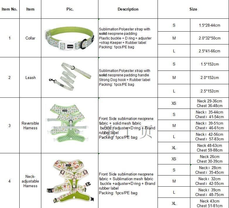 Accepted Customized Custom Individual Package Harness No Pull Dog Supply