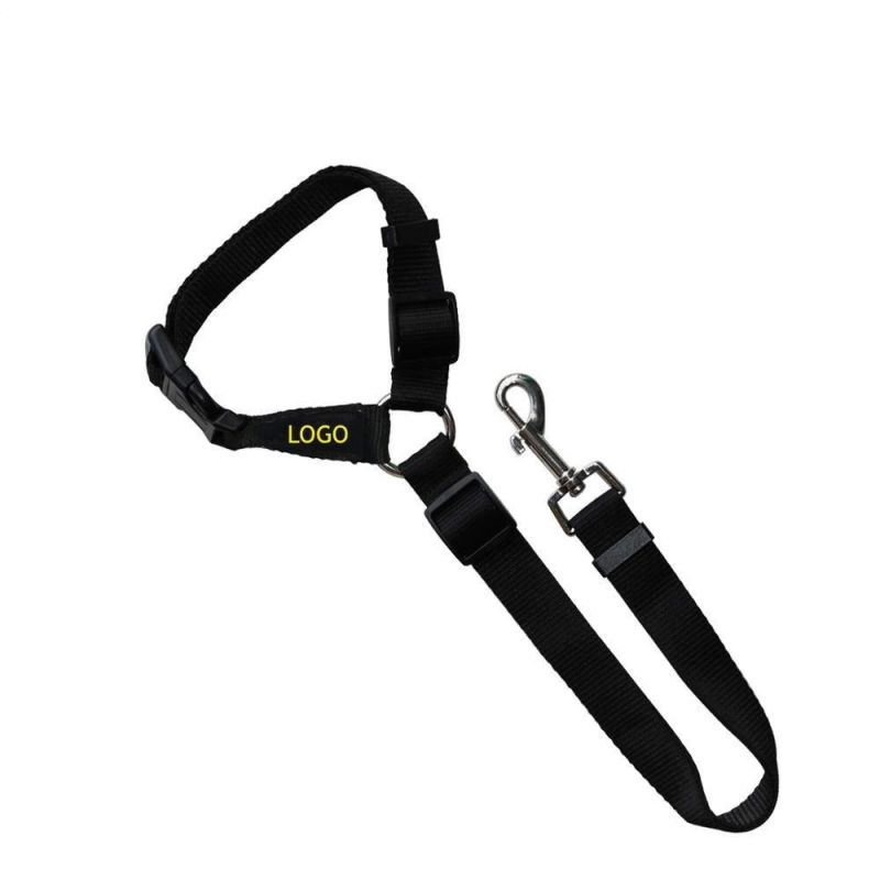 Custom Colorful Nylon Dog Car Seat Belt Collar for Dog Pet Supplier