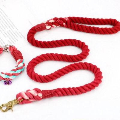 Hot Selling Dye Colorful Rope Cotton Hemp Dog Leash