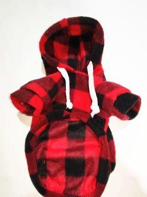 Polar Fleece Winter Pet Hoodie Dog Worm Hoodie Pet Clothes Dog Clothing