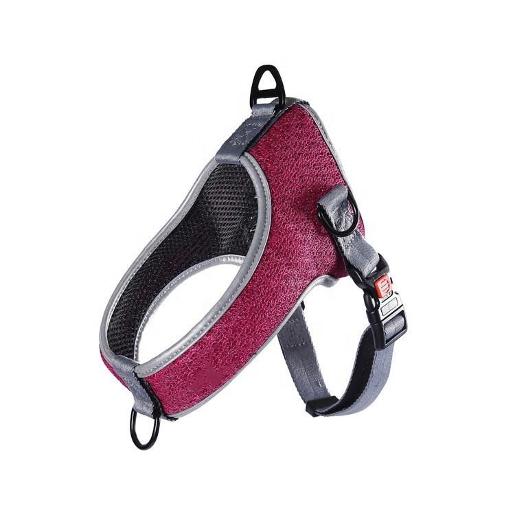 Dog Soft Padded Mesh Adjustable Luxury No Pull Durable Reflective Dog Harness