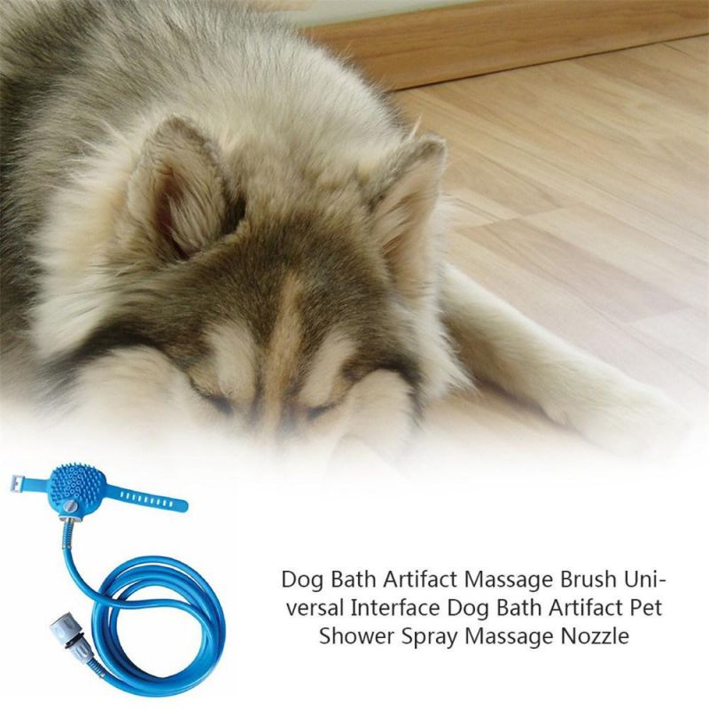 Pet Bath Comfortable Massage Shower Brush Pet Bathing Supplies