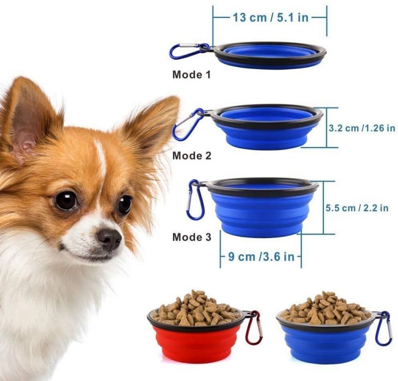 Pet Feeder Collapsible Travel Dog Bowl/Food Tray