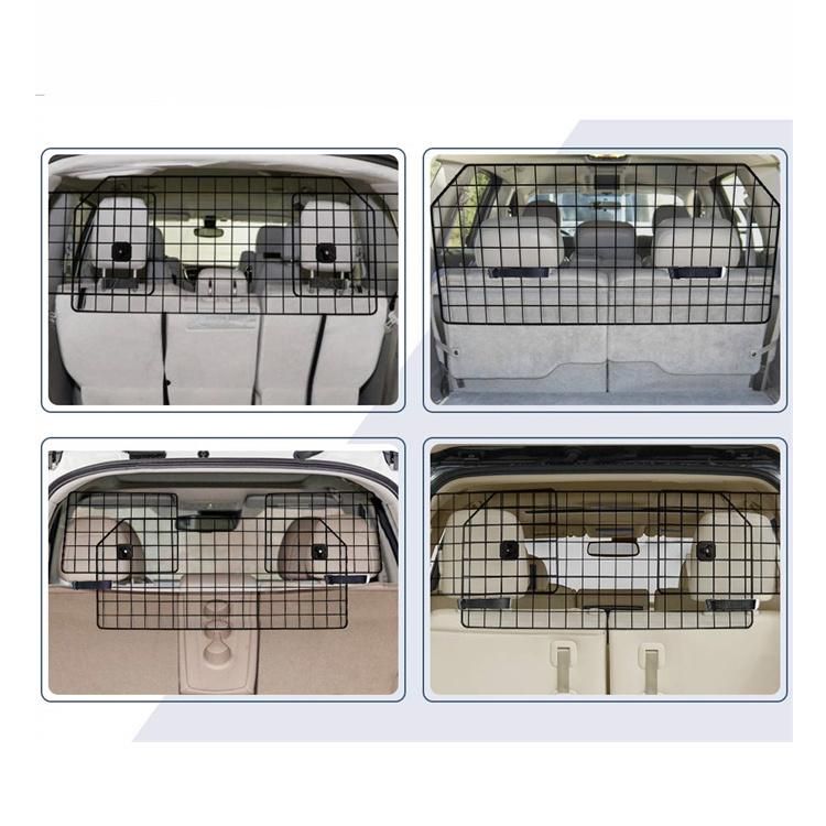 Universal Sturdy Car Headrest Guard Grill Pet Dog Safety Adjustable Car Dog Barrier