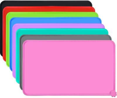 Easy to Clean Non-Skip Pet Food Mat BPA Free