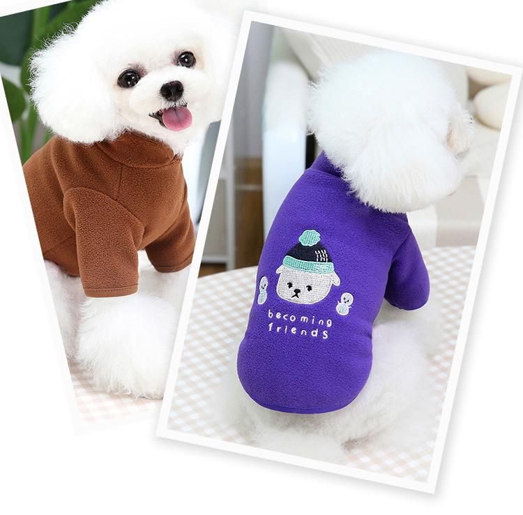 Dog Fleece Jacket Sweater Jumper Jacket Harness Vest Collar Dog Clothes Coat Ropa PARA Perros Dog Coat Winter