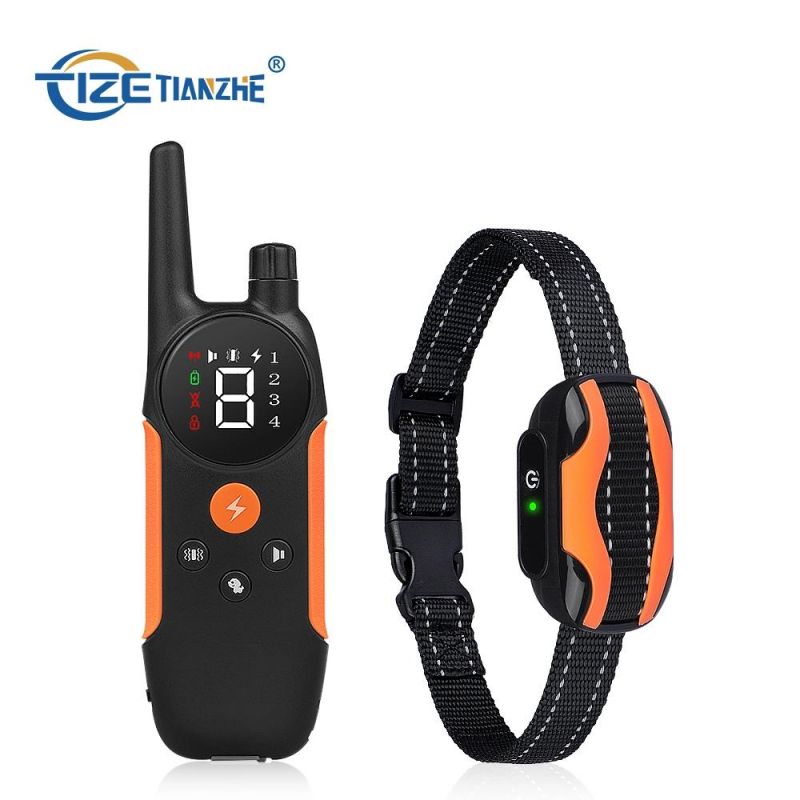 Pet Trainer Human Waterproof Remote Electric Control Pet Dog Training Rechargeable Shock Collar for Dog Training
