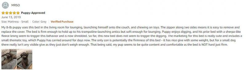 100% Pure Pressure-Relief Memory Foam Puppy Beds with Removable Cover and waterproof Lining