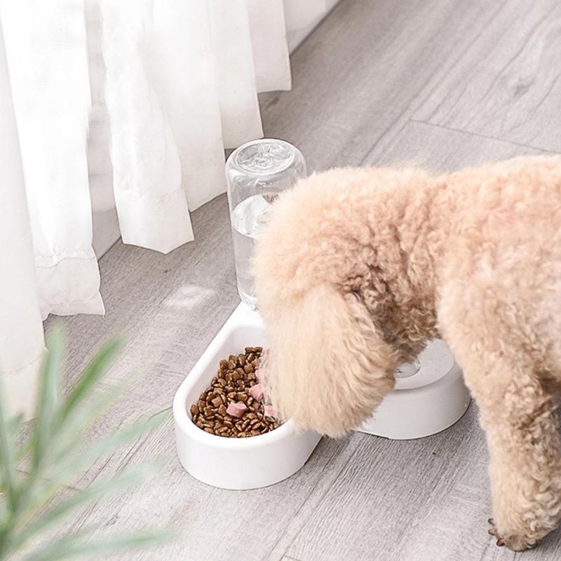 Automatic Water Bottle Dog Bowl for Pet Cat Food Water Feeding Pet Basin Travel Feeder