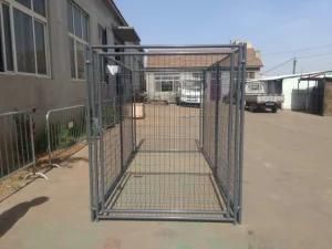 Dog House or Dog Cage Stackable Folded Galvanized Steel Welded Storage Cage