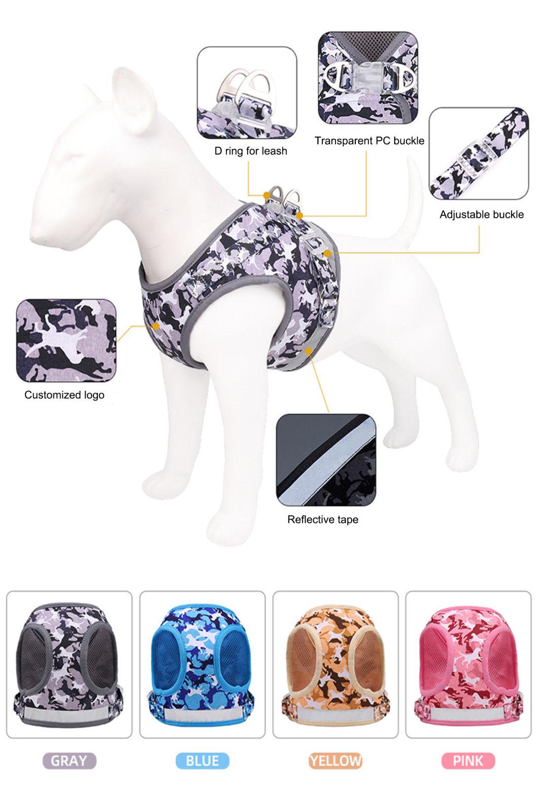 Latest Camouflage Dog Pattern Pet Harness Dog Harness Vest