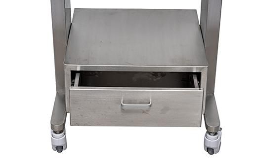 China Factory Stainless Steel Dog Trolley Table Veterinary Instruments Table