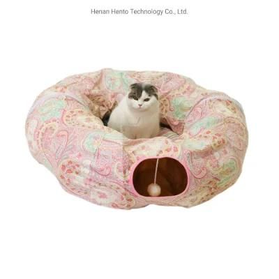 Hot Sale Luxury Warm and Durable Collapsible Cat Tunnel Bed