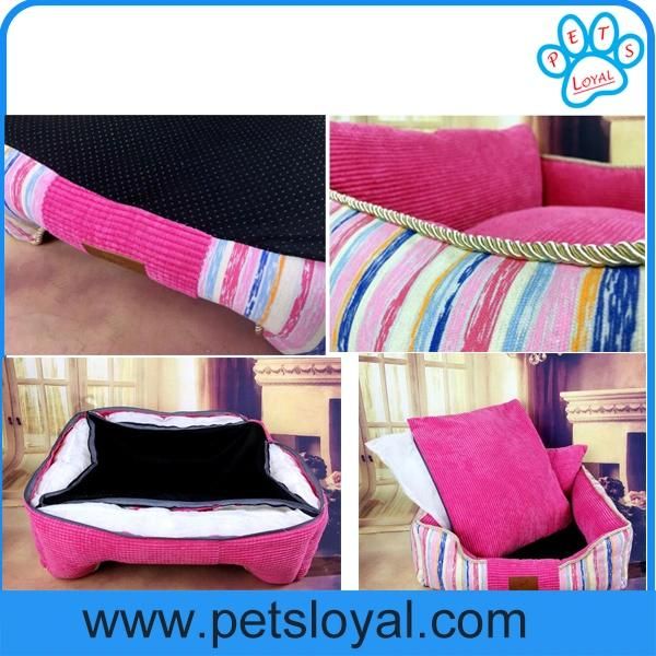 Amazon Ebay Pet Product Supply Soft Canvas Pet Dog Bed