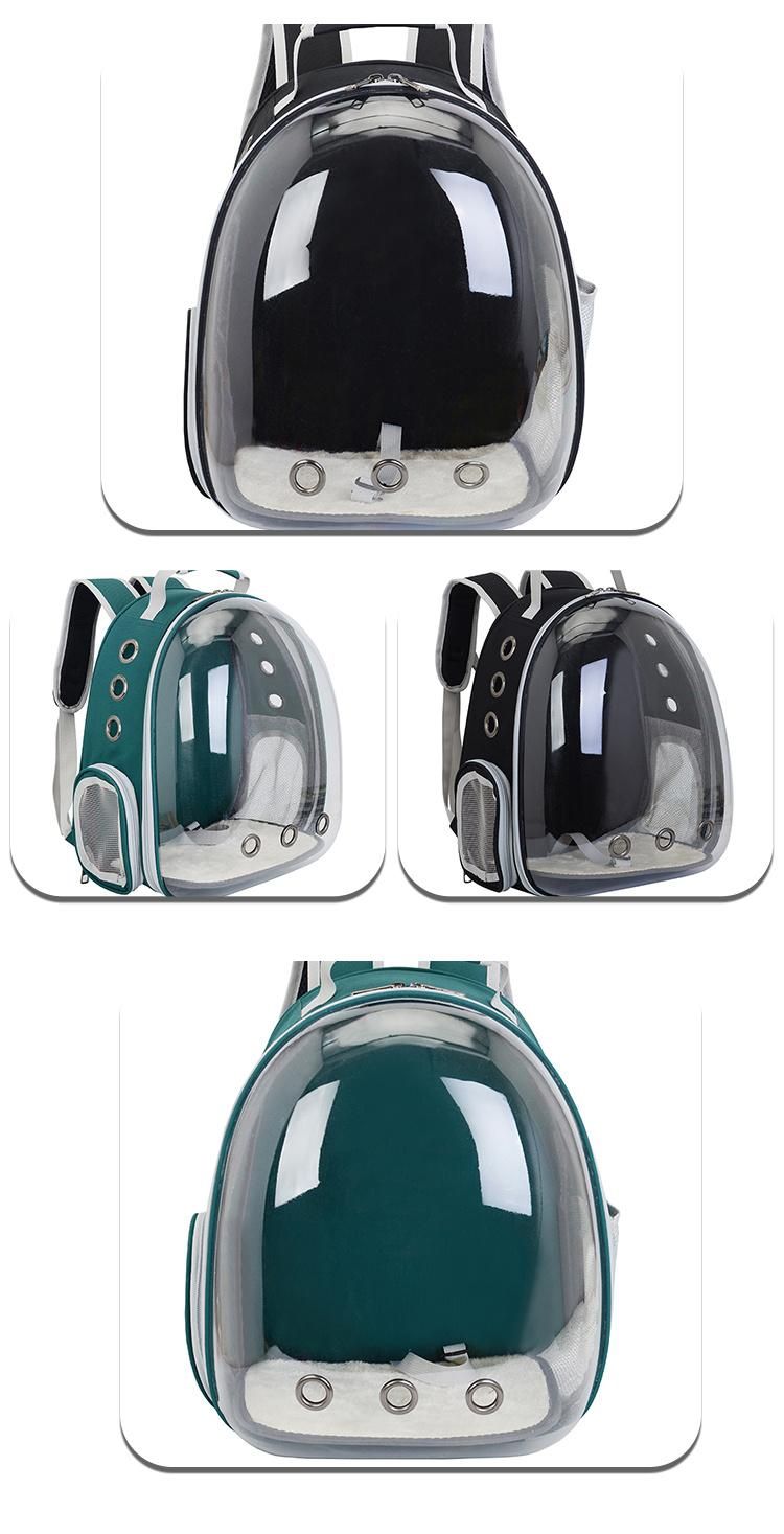Portable Transparent Breathable Pet Backpack PC Space Capsule Pet Cat Dog Travel Backpack