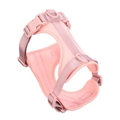 Fashion Pet Harness Breathable Adjustable Soft Neoprene Air Layer Dog Harness