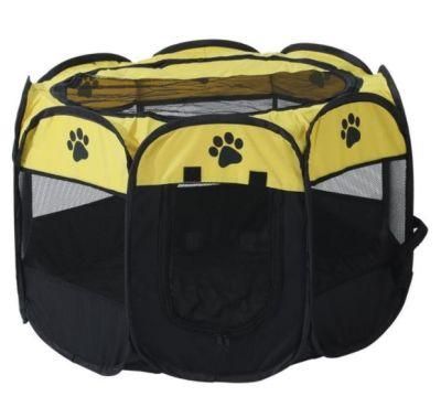 Octagon Pet Pen Pet Tent Oxford Bunay Claw Folding Dog Cage Dog Cat Delivery Room Dog Kennel Cat Nest Pet Carrier