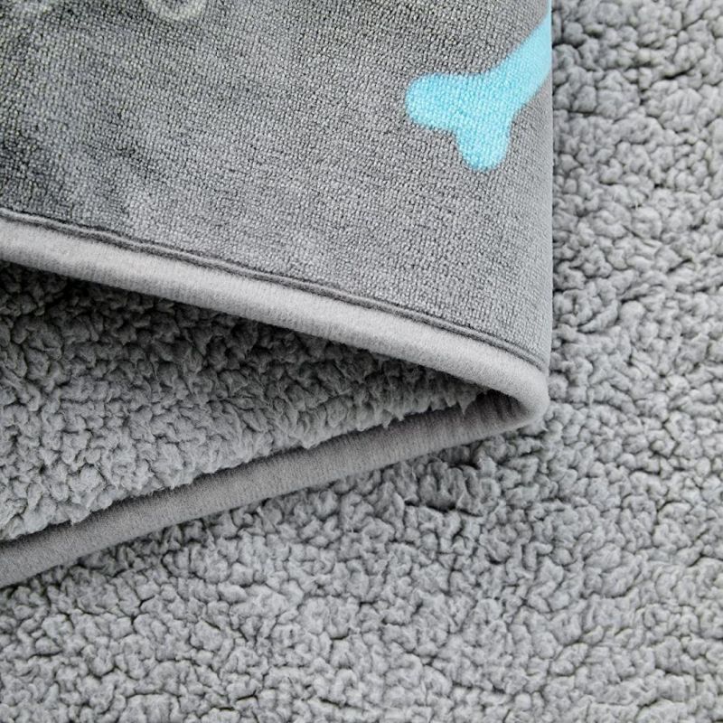 Waterproof Multi-Fuctional Throw Durable Anti Biting Sleeping Bite-Resistant Flannel Fleece Sherpa Pet Blanket