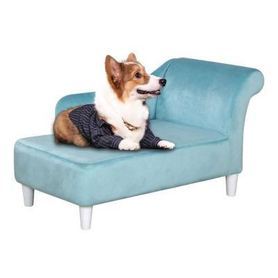 2021 New Design Chaise Lounge Dog Bed Pet Furniture